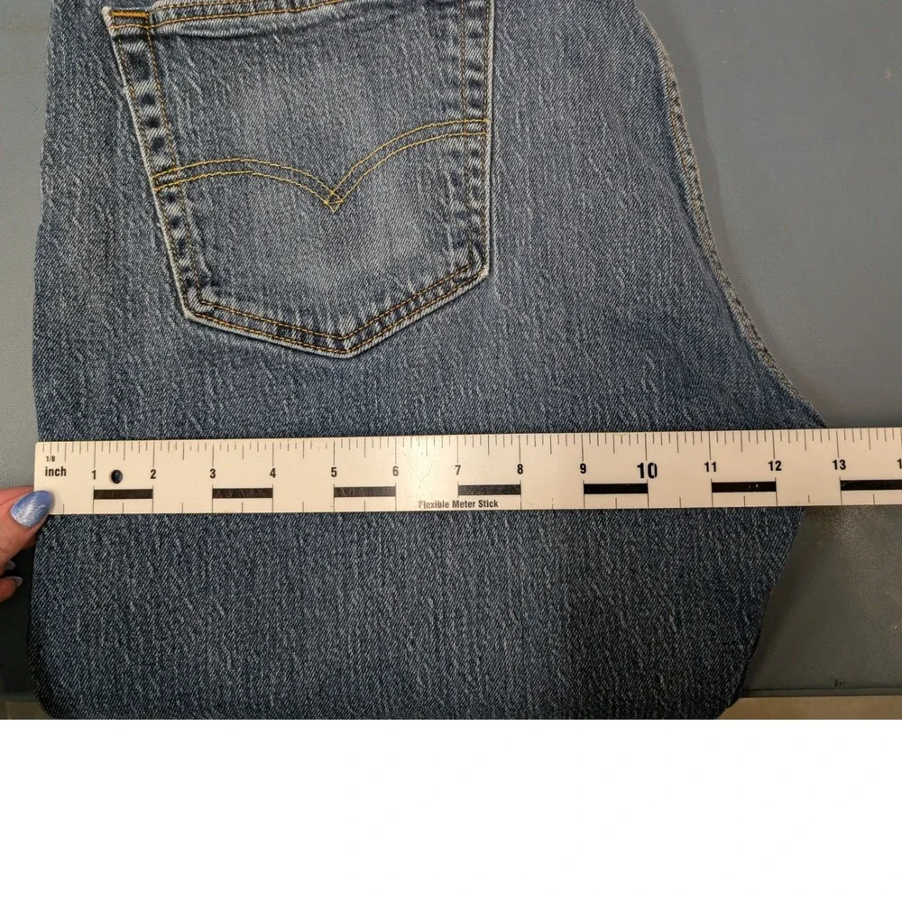 Levi's 505 Regular Fit Jeans Mens 38x30 Blue Medium Wash Straight Leg 00505-2018